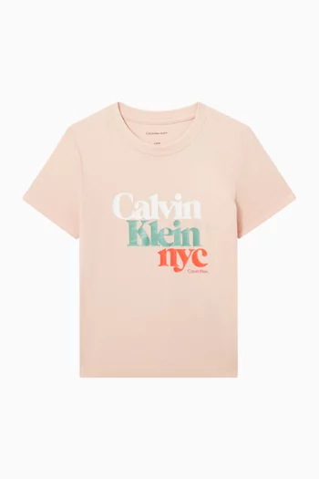 NYC Logo T-shirt in Cotton