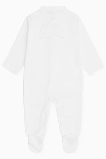 Angel Wing™ Pointelle Sleepsuit in Pima Cotton