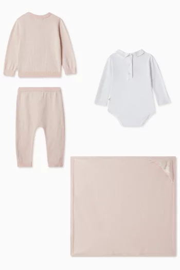 4-piece Gift Set in Cotton-blend