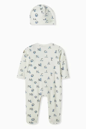 Pyjama & Beanie Set in Cotton