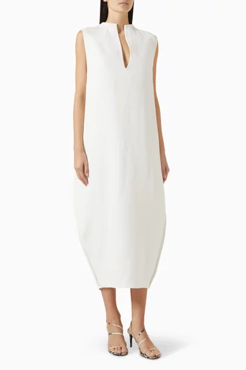 Blanche Dress in Bonded Crepe Satin