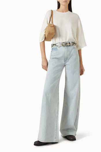 Dane Wide-leg Jeans in Denim
