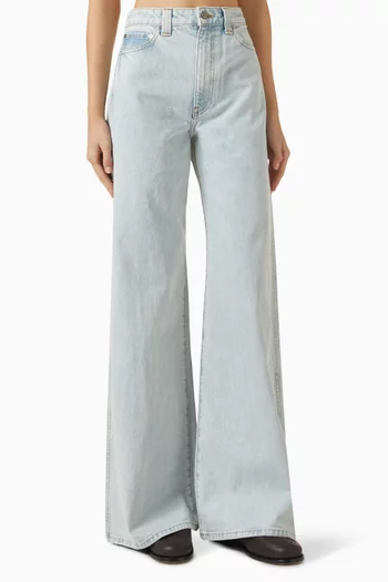 Dane Wide-leg Jeans in Denim