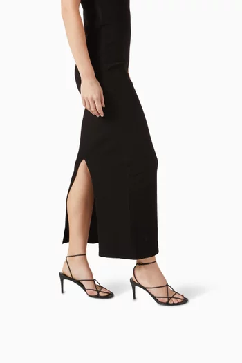 Loulou 75 Sandals in Leather