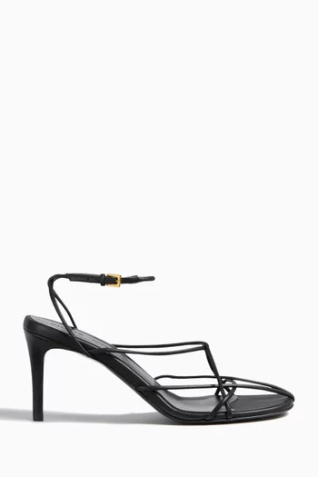 Loulou 75 Sandals in Leather