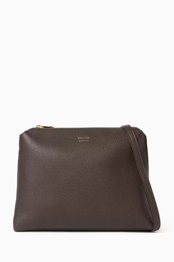 Medium Lina Crossbody Bag in Calf Leather