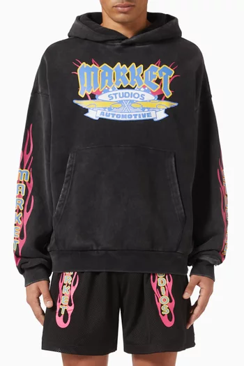 V12 Hoodie in Cotton