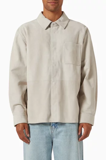 Overshirt in Suede