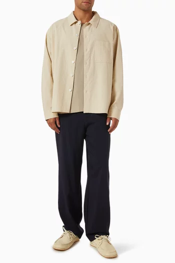 Button-up Shirt in Seersucker