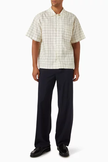 Vintage Print Shirt in Cotton-blend