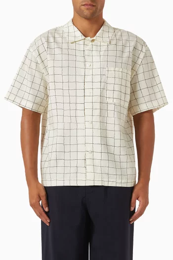 Vintage Print Shirt in Cotton-blend