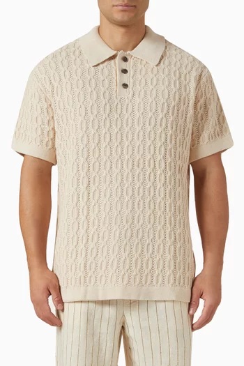 Garrett Polo Shirt in Knit