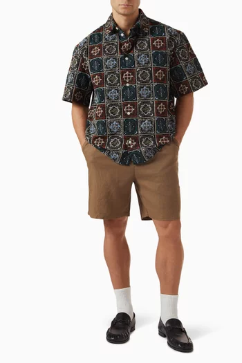 Otto Shorts in Linen-blend