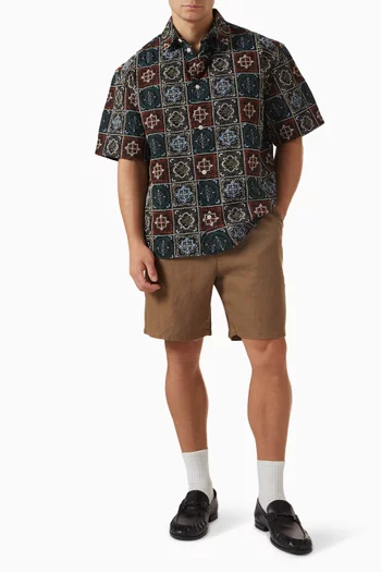 Larry AOE Tile Shirt in Cotton