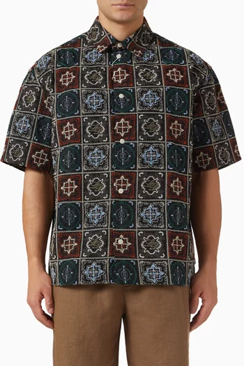 Larry AOE Tile Shirt in Cotton