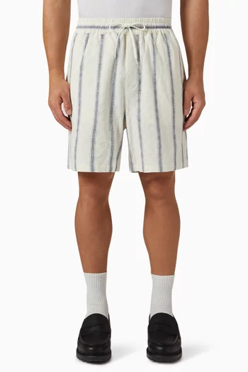 Harry Check Dobby Shorts in Cotton