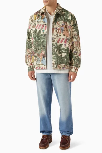 Jaiden Dancing AOP Jacket in Cotton