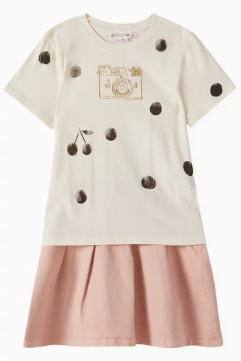 Polka Dot T-shirt in Organic Cotton