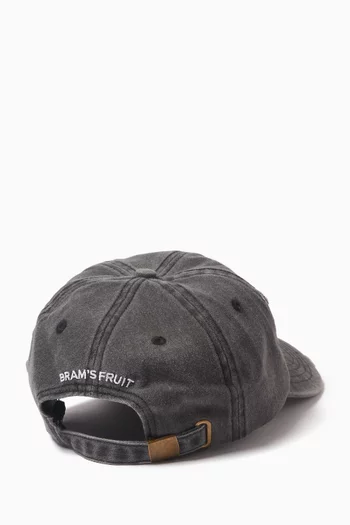 Logo Cap in Distressed Twill