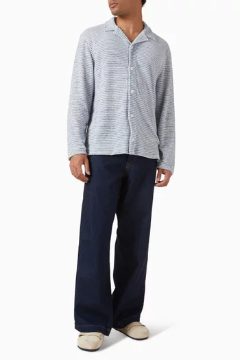 قميص كاي مخطط قطن تيري