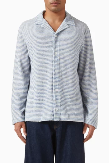 قميص كاي مخطط قطن تيري