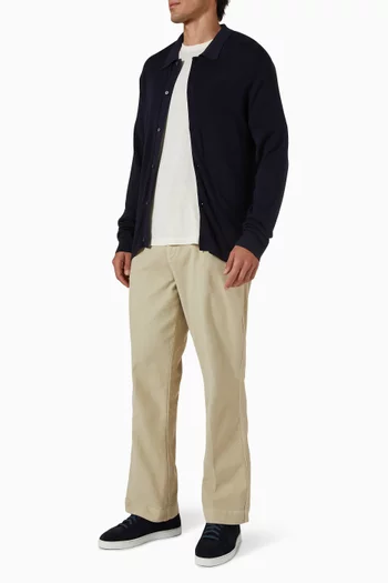 Brent Cardigan in Wool & Lyocell