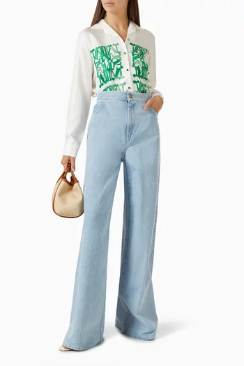 Affari Wide-leg Jeans in Denim