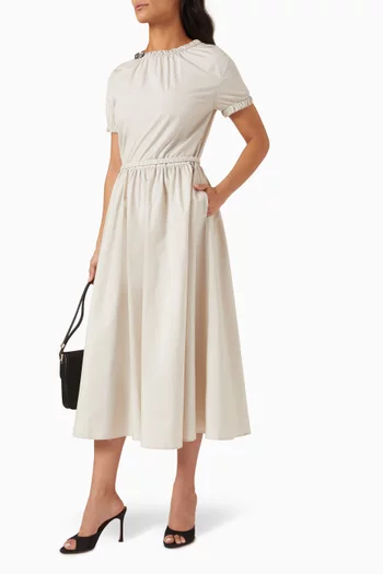 Terry Midi Dress in Cotton