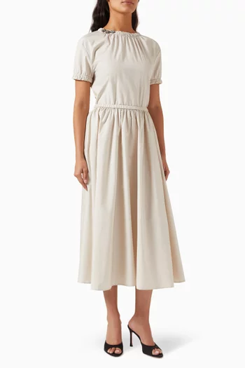 Terry Midi Dress in Cotton