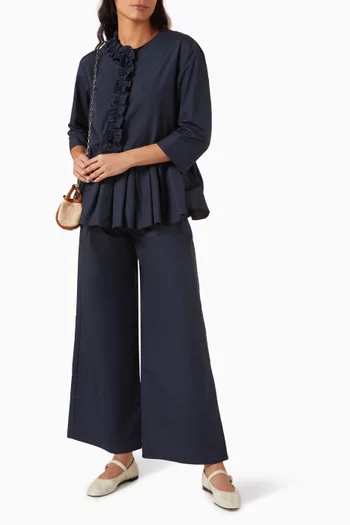 Nora Pants in Cotton-poplin