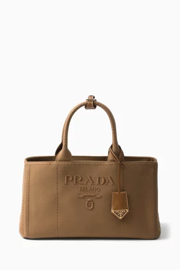 Large Jardinière Bag in Cotton-canvas