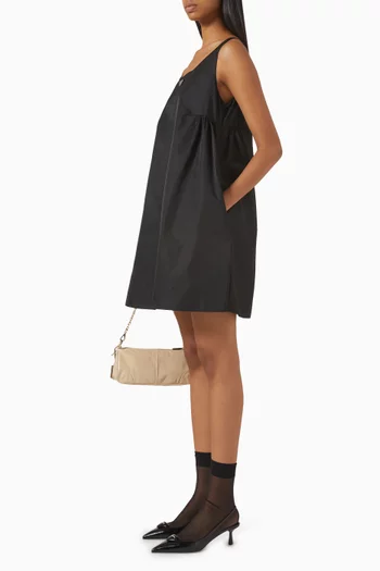 Logo Mini Dress in Re-Nylon