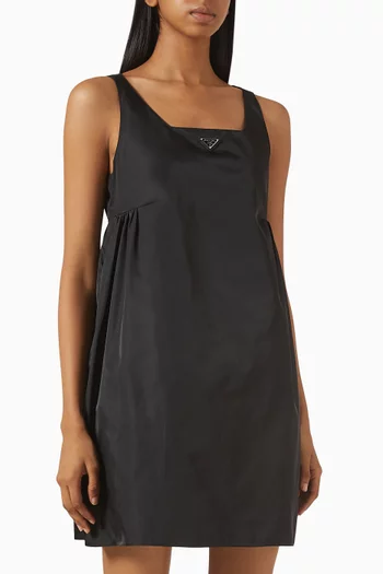 Logo Mini Dress in Re-Nylon