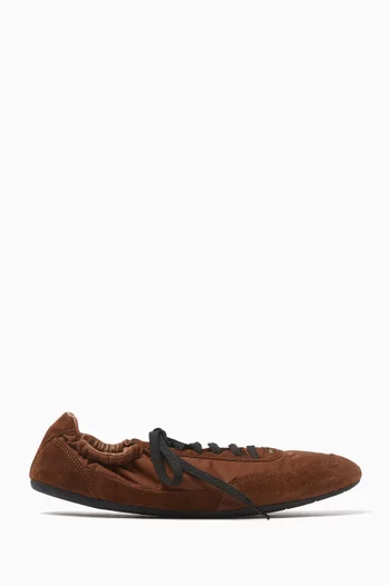 Collapse Sneakers in Re-Nylon & Suede
