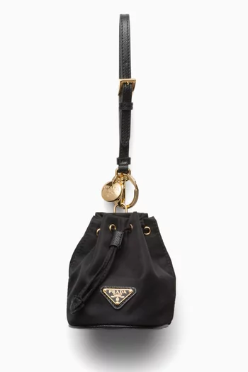 Mini Bag Charm in Re-Nylon