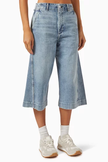 Jamie Culotte Pants in Denim