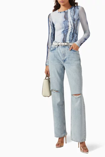 Shea Straight-leg Jeans in Denim