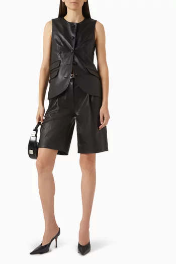 Slade Vest in Leather