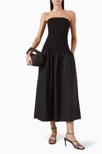Irina Strapless Midi Dress