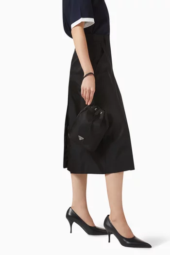 Drawstring Pouch in Re-Nylon