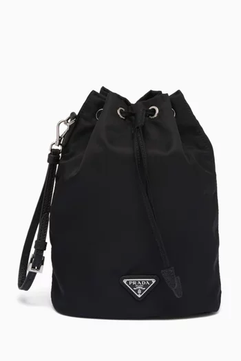 Drawstring Pouch in Re-Nylon