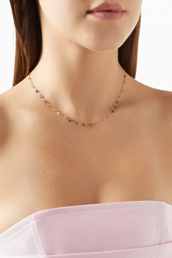 Chakra Necklace in 18kt Yellow Gold