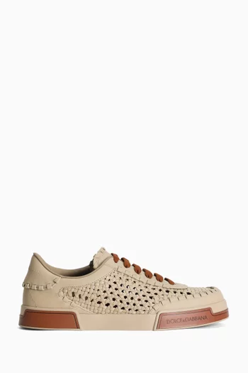 Portofino Woven Yacht Shoes in Leather
