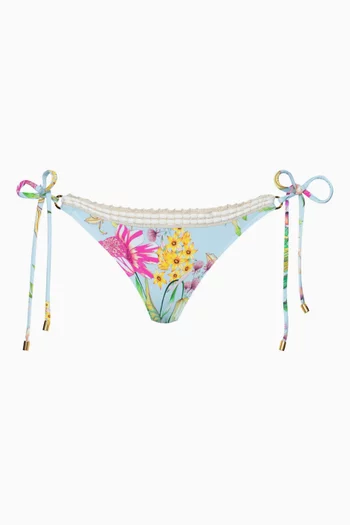 Floret Carrie Crochet-trim Bikini Briefs