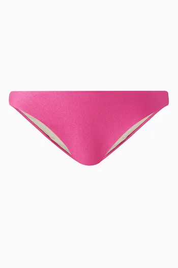 Basic Ruched Full Bikini Briefs
