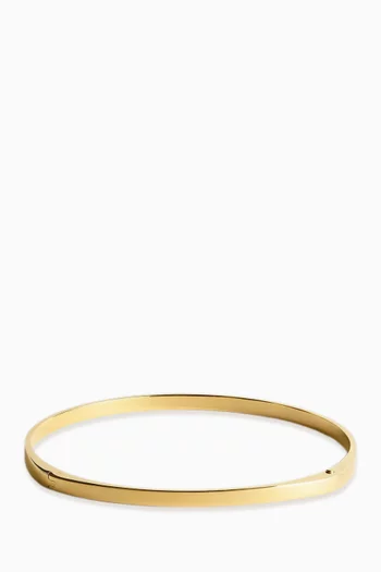 Signature Collar Necklace in 18kt Gold-plated Brass
