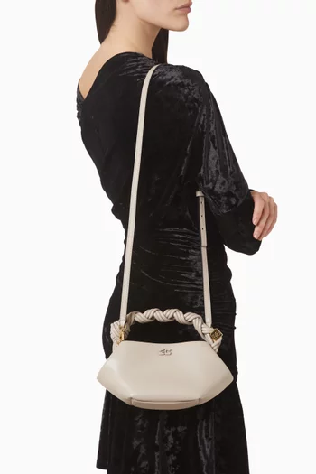 حقيبة بو ميني جلد معاد تدويره