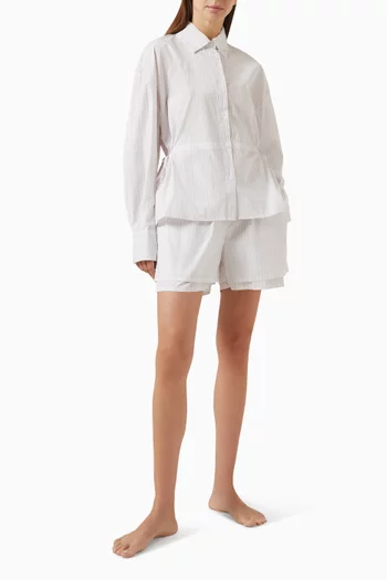 Room Drawcord Shirt in Organic Cotton