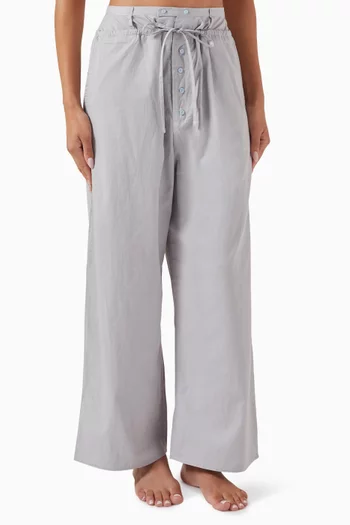 Two Band Pants in Organic Cotton