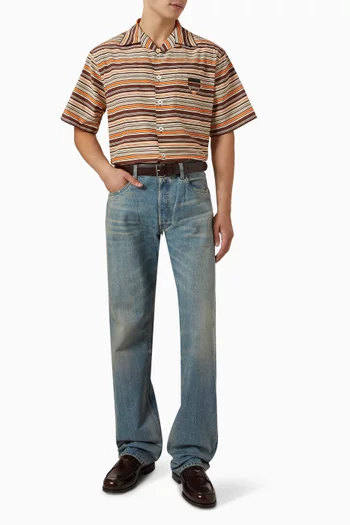 Sienna Bowling Shirt in Silk